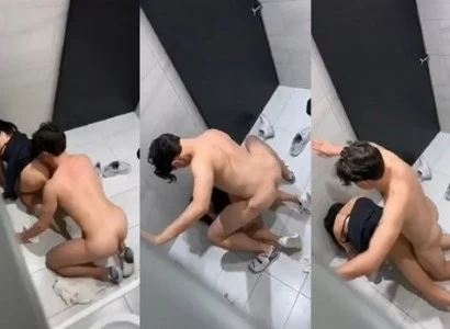 Cả hai người bị ghi hình lúc quan hệ trong nhà vệ sinh